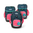 Набор безопасности Ergobag Zip-Set с боковыми карманами, розовый