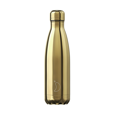 Термос Chilly's Bottles Chrome, 500 мл, Gold