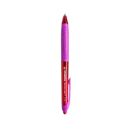 Шариковая ручка Stabilo Performer+ XF, красная