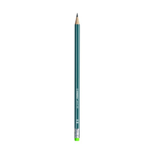 Чернографитный карандаш Stabilo Pencil 160 HB с ластиком, синий