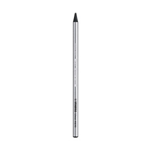Чернографитный карандаш Stabilo Schwan 418 HВ, серебряный корпус