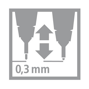 Набор капиллярных ручек Stabilo Sensor, 0.3 мм, 4 цвета
