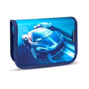 Ранец Belmil Mini-Fit Racing Blue Neon с наполнением
